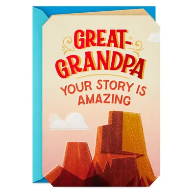 Proud of Your Amazing Story Father's Day Card for Great-Grandpa for only USD 2.99 | Hallmark