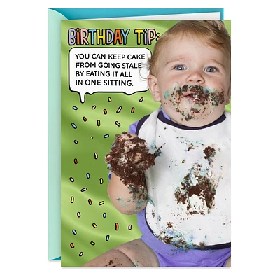 Eat Your Cake Funny Birthday Card for only USD 2.99 | Hallmark