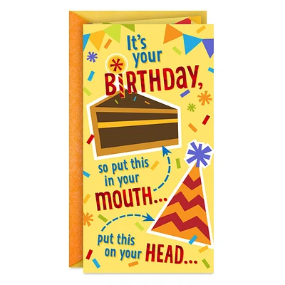 Put this in Your Pocket Money Holder Birthday Card for Kids for only USD 2.99 | Hallmark