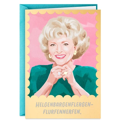 The Golden Girls Rose St. Olaf Funny Birthday Card for only USD 4.49 | Hallmark