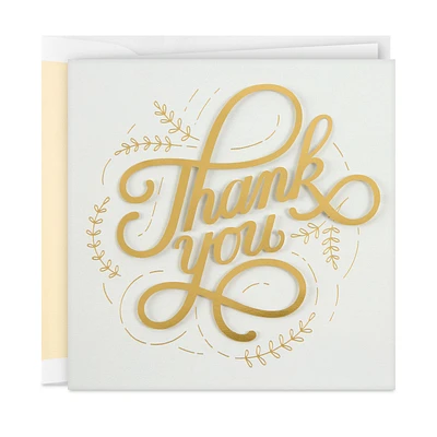 Gold Leaves Thank You Card for only USD 7.59 | Hallmark