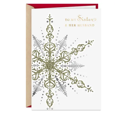 The Love We Share Christmas Card for Sister and Her Husband for only USD 3.99 | Hallmark