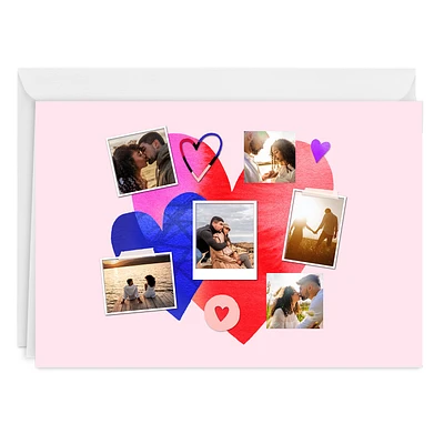 Artistic Hearts Photo Collage Custom Love Card for only USD 4.99 | Hallmark