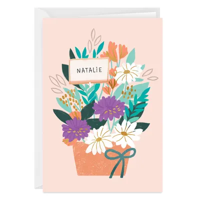 Personalized Flower Bouquet Card for only USD 4.99 | Hallmark