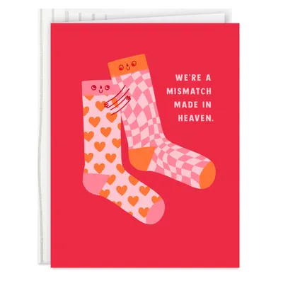 We're a Mismatch Made in Heaven Funny Love Card for only USD 3.99 | Hallmark