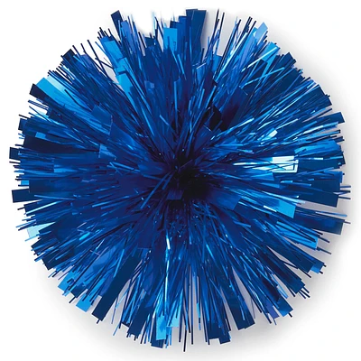 Royal Blue Metallic Pom Pom Gift Bow, 7" for only USD 4.99 | Hallmark