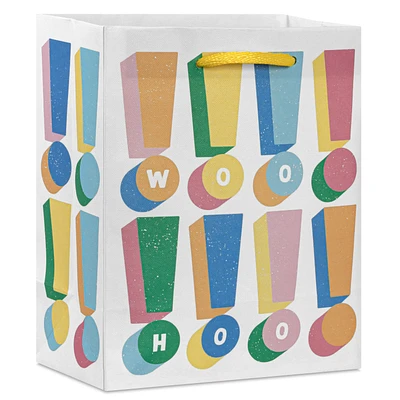 6.5" Woo Hoo Colorful Exclamations Small Gift Bag for only USD 2.49 | Hallmark