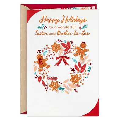 So Thankful for You Holiday Card for Sister and Brother-in-Law for only USD 4.59 | Hallmark