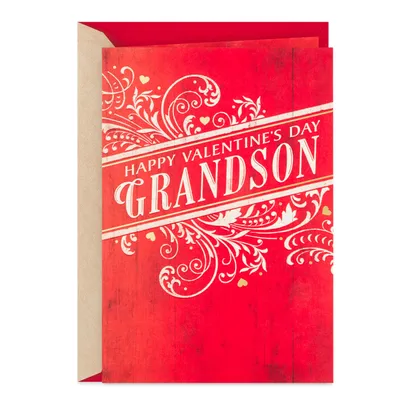 Loved and Admired Valentine's Day Card for Grandson for only USD 3.59 | Hallmark