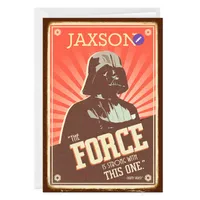 Personalized Star Wars™ Darth Vader™​​ Card for only USD 4.99 | Hallmark