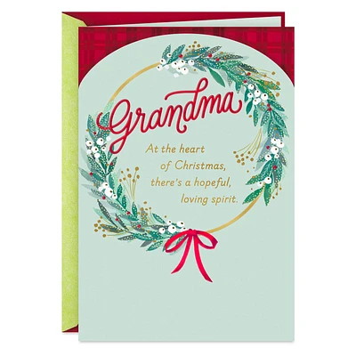 Your Hopeful, Loving Spirit Shines Christmas Card for Grandma for only USD 5.59 | Hallmark