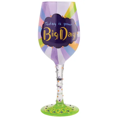 Lolita Your Big Day Handpainted Wine Glass, 15 oz. for only USD 29.99 | Hallmark