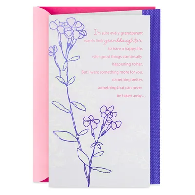 My Wishes for You Birthday Card for Granddaughter for only USD 4.99 | Hallmark