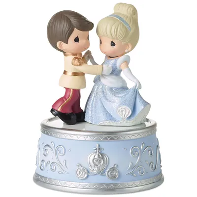 Precious Moments Disney Cinderella and Prince Charming Musical Figurine, 5.4" for only USD 60.00 | Hallmark