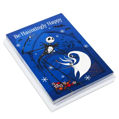 Disney Tim Burton's The Nightmare Before Christmas Hauntingly Happy Boxed Cards, Pack of 16 for only USD 14.99 | Hallmark