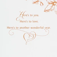 Here's to Love Anniversary Card for only USD 2.99 | Hallmark