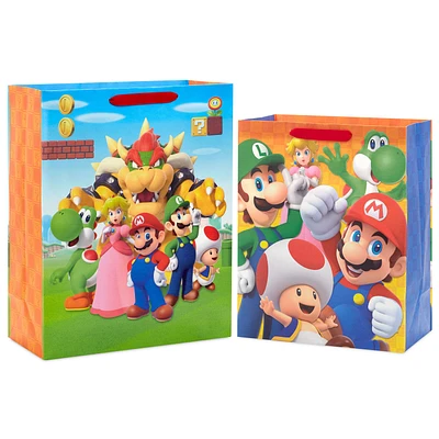 Nintendo Super Mario™ Video Game Fun 2-Pack Assorted Gift Bags for only USD 8.99 | Hallmark