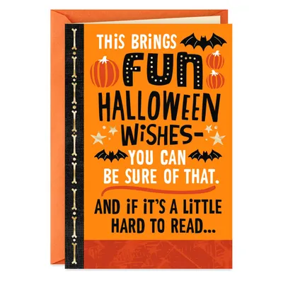 Pretend You're a Bat Upside-Down Funny Halloween Card for only USD 2.00 | Hallmark