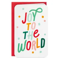 3.25" Joy to the World Christmas Card for only USD 1.99 | Hallmark