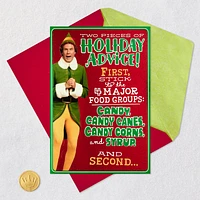 Elf Buddy the Elf™ Holiday Advice Funny Christmas Card for only USD 4.59 | Hallmark