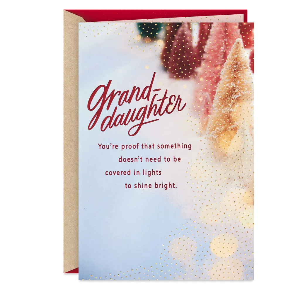 You're a Shining Star Christmas Card for Granddaughter for only USD 4.59 | Hallmark