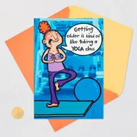 Yoga Fart Joke Funny Birthday Card for only USD 4.59 | Hallmark
