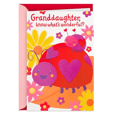 You're Wonderful Valentine's Day Card for Granddaughter for only USD 3.59 | Hallmark