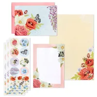 Floral Stationery Set and Desk Organizer Box for only USD 14.99 | Hallmark