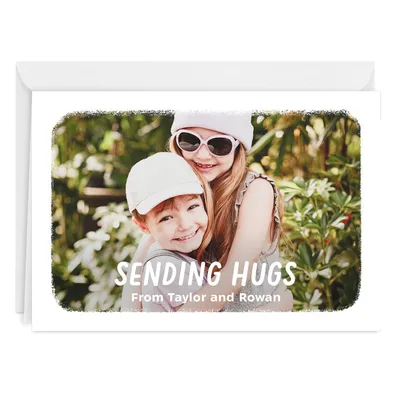 White Frame Horizontal Folded Thinking of You Photo Card for only USD 4.99 | Hallmark