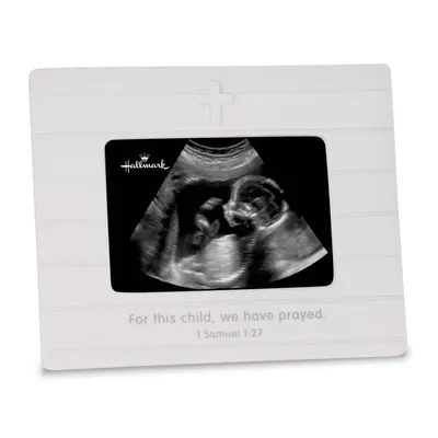 For This Child We Prayed Sonogram Porcelain Picture Frame, 3.75x2.5 for only USD 22.99 | Hallmark