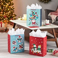 13" Winter Fun 3-Pack Assortment Large Christmas Gift Bags for only USD 7.99 | Hallmark