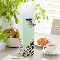 13" Butterfly on Cheetah Print Wine Gift Bag for only USD 4.49 | Hallmark