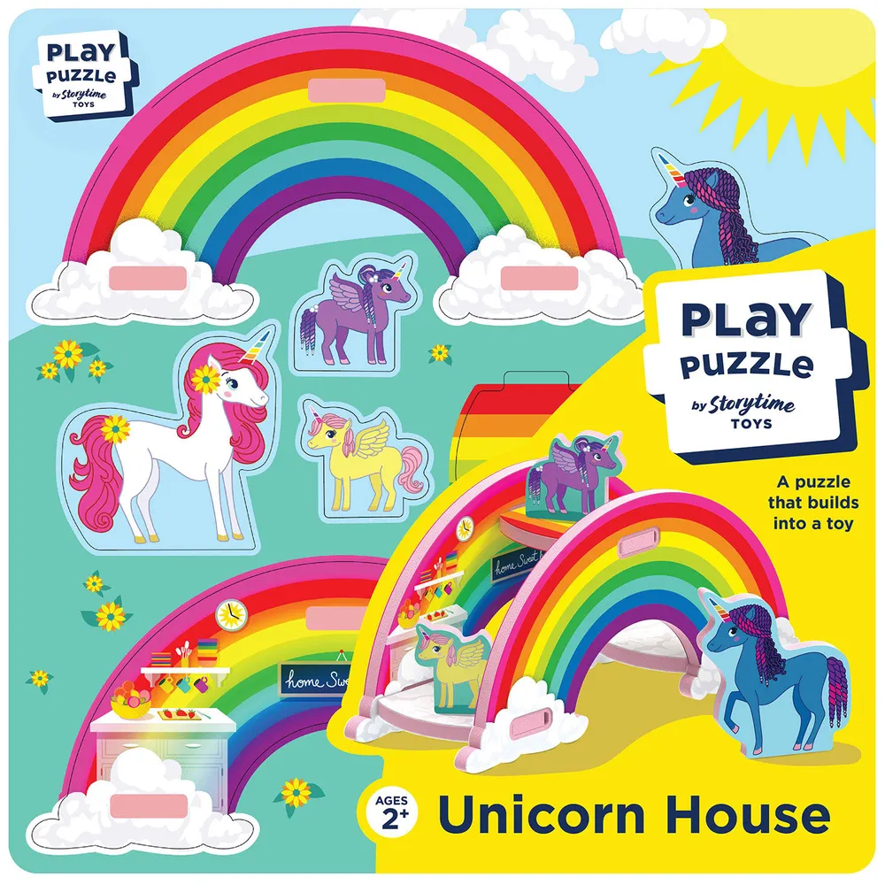 Storytime Toys 3D Unicorn Rainbow House Play Puzzle for only USD 14.99 | Hallmark