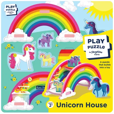 Storytime Toys 3D Unicorn Rainbow House Play Puzzle for only USD 14.99 | Hallmark