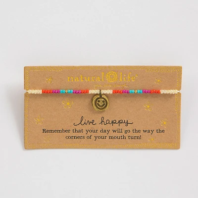 Natural Life Live Happy Giving Bracelet for only USD 9.99 | Hallmark