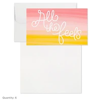 Fun and Hip Assorted Mini Boxed Blank Note Cards Multipack, Pack of 18 for only USD 8.99 | Hallmark