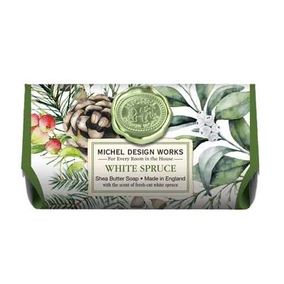 Michel Design Works White Spruce Large Bath Soap Bar, 8.7 oz. for only USD 12.95 | Hallmark