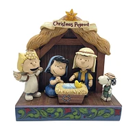 Jim Shore Peanuts Christmas Pageant Light-Up Figurine, 6.8” for only USD 109.99 | Hallmark