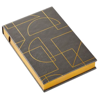 Gold Geometric Faux Leather Small List Pad for only USD 14.99 | Hallmark