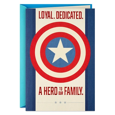 Marvel Captain America You're One of the Good Guys Birthday Card for Family Member for only USD 5.59 | Hallmark