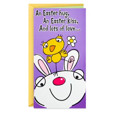 Bunny and Chick Lots of Love Money Holder Easter Card for only USD 3.29 | Hallmark