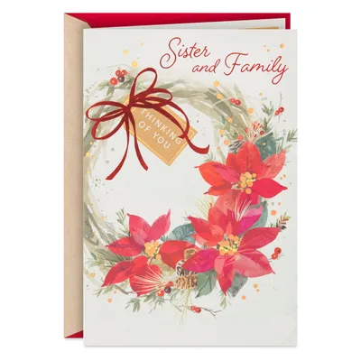 Thinking of You Christmas Card for Sister and Family for only USD 5.59 | Hallmark