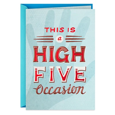 High Five Occasion Blank Congratulations Card for only USD 4.59 | Hallmark