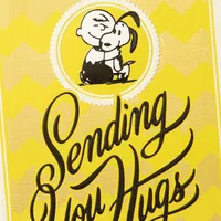 Peanuts® Charlie Brown and Snoopy Sending Hugs Get Well Card for only USD 4.59 | Hallmark