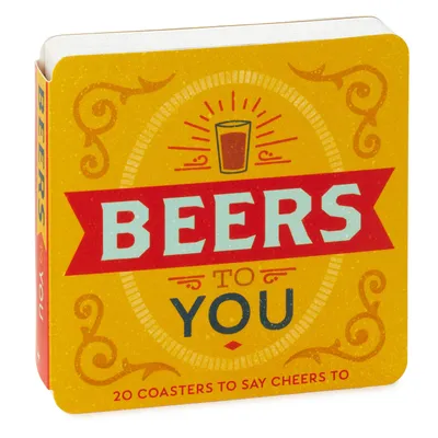 Beers to You: 20 Coasters to Say Cheers to Book for only USD 12.99 | Hallmark