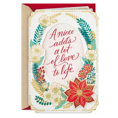 You Add Love to Life Christmas Card for Niece for only USD 6.59 | Hallmark