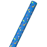 Colorful Confetti on Blue Wrapping Paper, 20 sq. ft. for only USD 4.99 | Hallmark