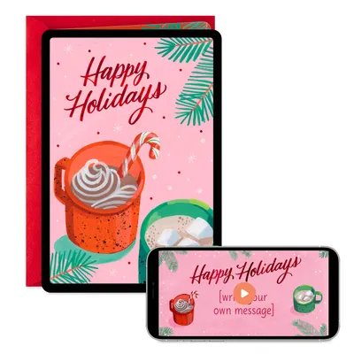 Happy Holidays Video Greeting Holiday Card for only USD 5.99 | Hallmark