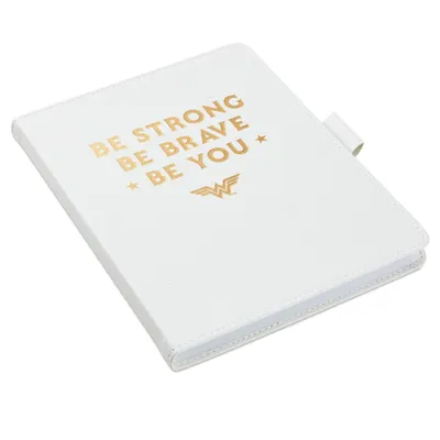 DC Comics™ Wonder Woman™ Be Strong Faux Leather Notebook for only USD 16.99 | Hallmark