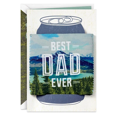 Best Dad Ever Father's Day Card With Can Cooler for only USD 8.99 | Hallmark